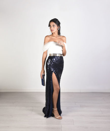 Falda ALAYA AZUL NOCHE