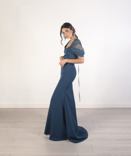Vestido LILLY PETRÓLEO