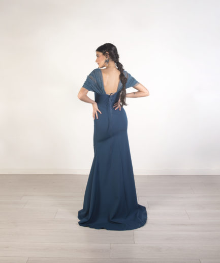 Vestido LILLY PETRÓLEO