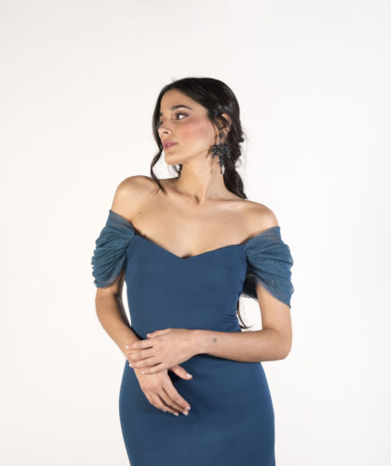 Vestido LILLY PETRÓLEO