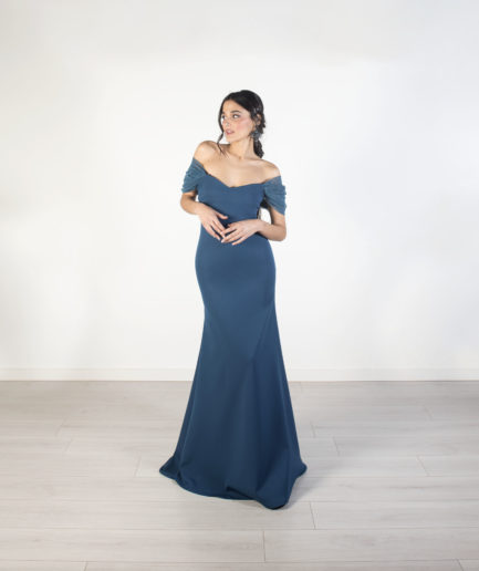 Vestido LILLY PETRÓLEO