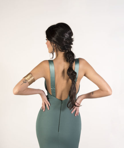 Vestido HARPER VERDE SALVIA