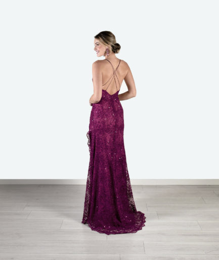 Vestido NAOMI GRANATE