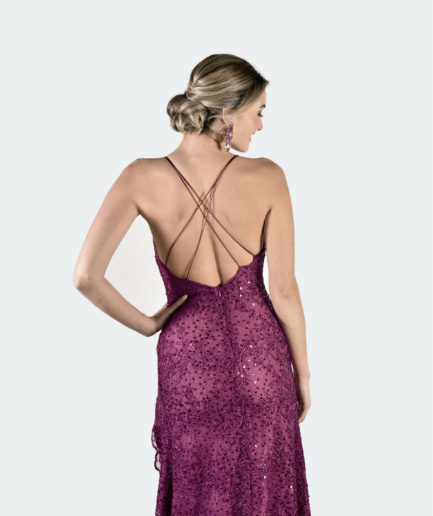 Vestido NAOMI GRANATE