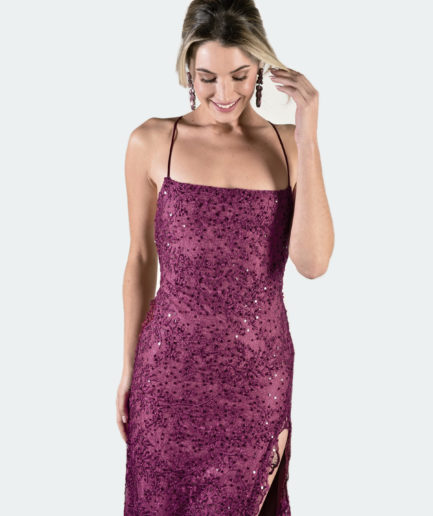 Vestido NAOMI GRANATE