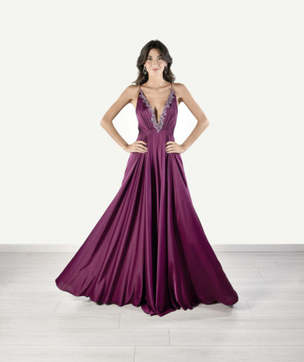 Vestido SOFIA BURDEOS