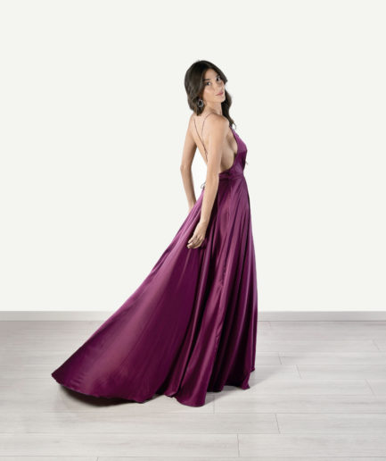 Vestido SOFIA BURDEOS