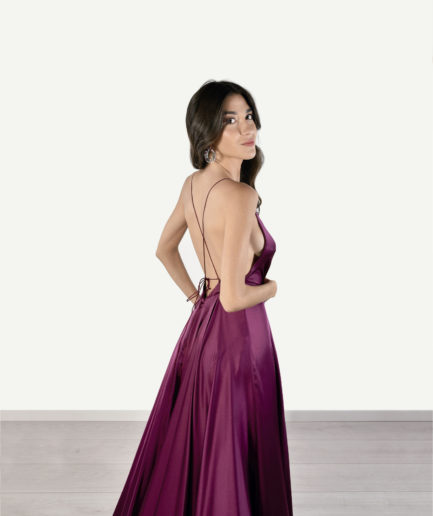 Vestido SOFIA BURDEOS