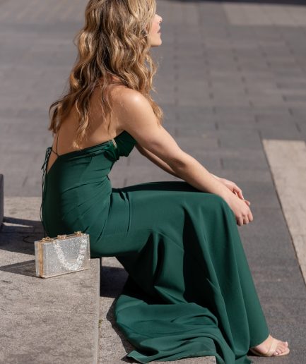 Vestido KINASSA VERDE BOTELLA