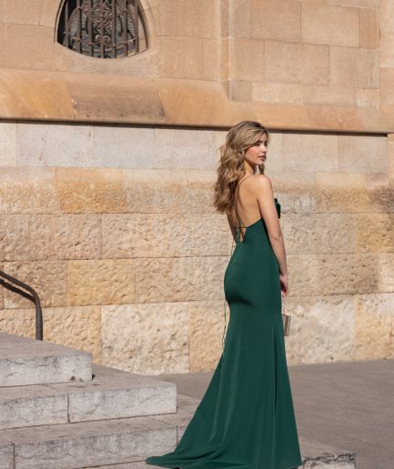 Vestido KINASSA VERDE BOTELLA