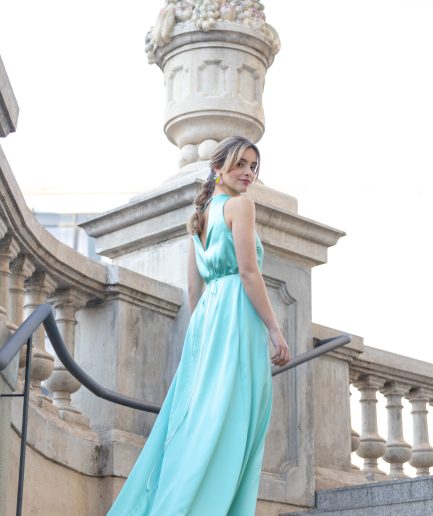 Vestido UGANDA TURQUESA