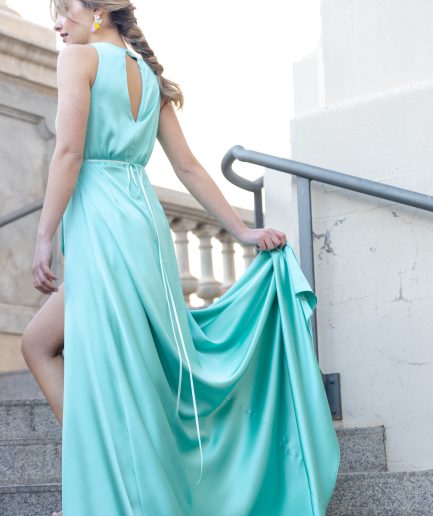 Vestido UGANDA TURQUESA