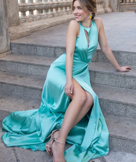 Vestido UGANDA TURQUESA