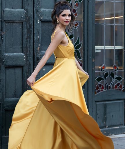 Vestido ZAMBIA MOSTAZA