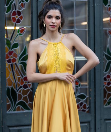 Vestido ZAMBIA MOSTAZA