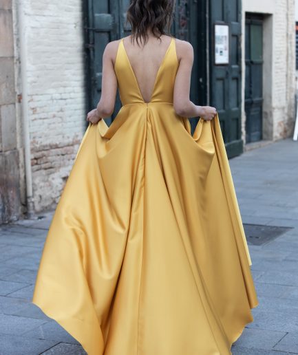 Vestido ZAMBIA MOSTAZA