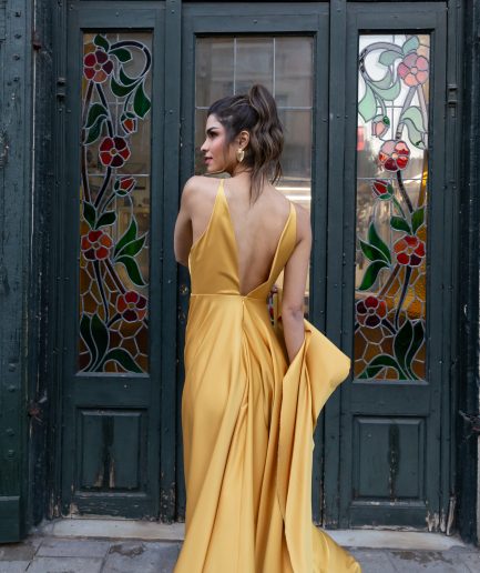 Vestido ZAMBIA MOSTAZA