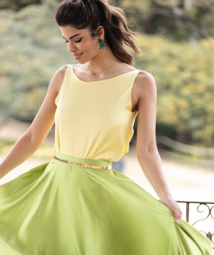 Top CHIC AMARILLO PASTEL