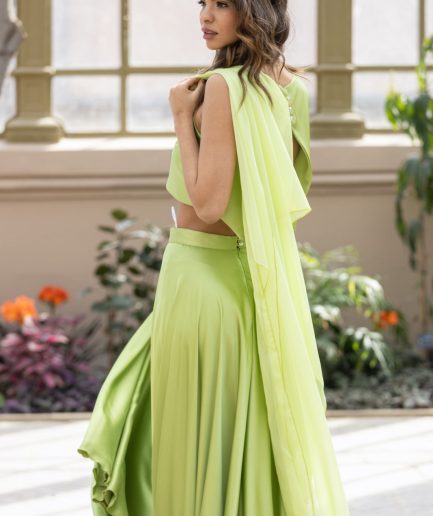 Falda NILO VERDE MANZANA