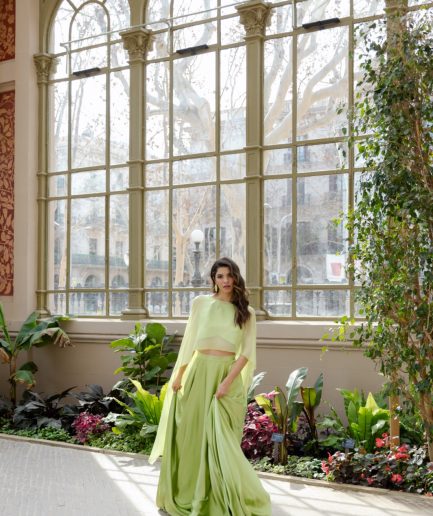 Falda NILO VERDE MANZANA