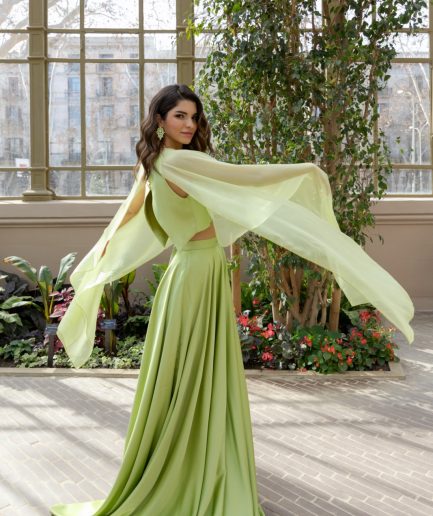 Falda NILO VERDE MANZANA