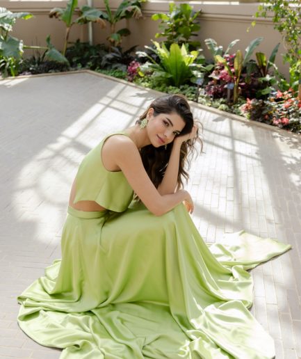 Falda NILO VERDE MANZANA