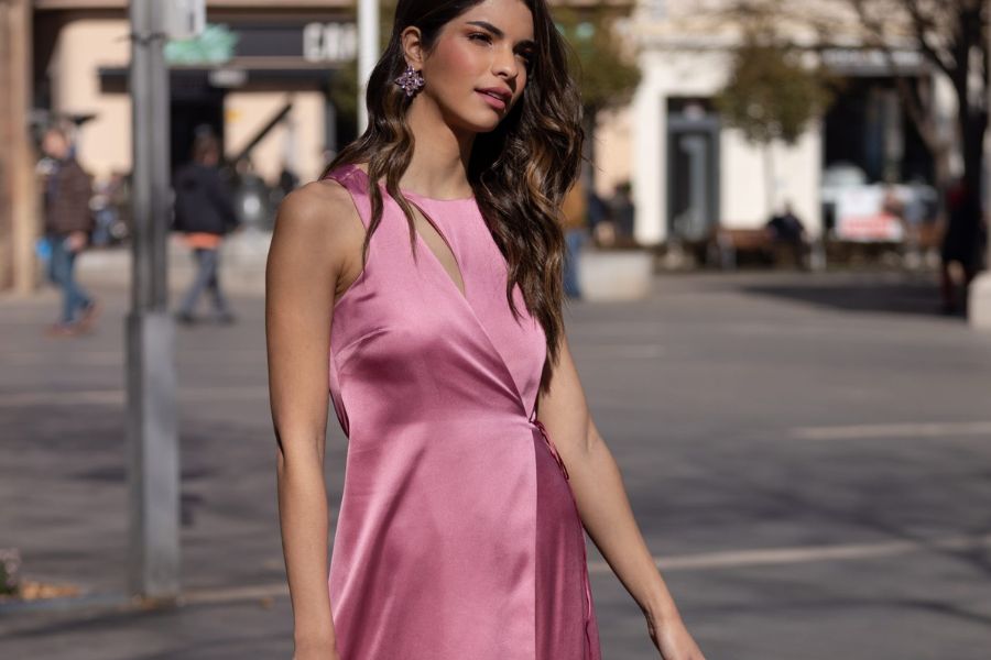 Vestido UGANDA ROSA 